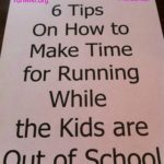 6 tips on making time for running