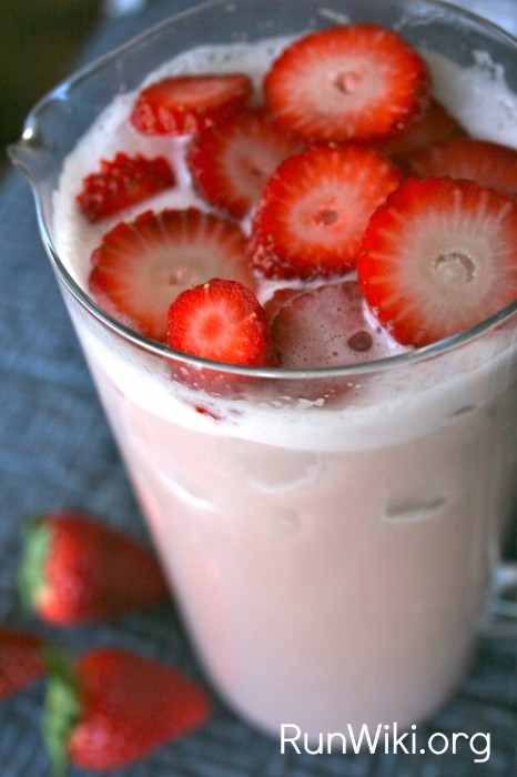 Healthier Strawberry Milk