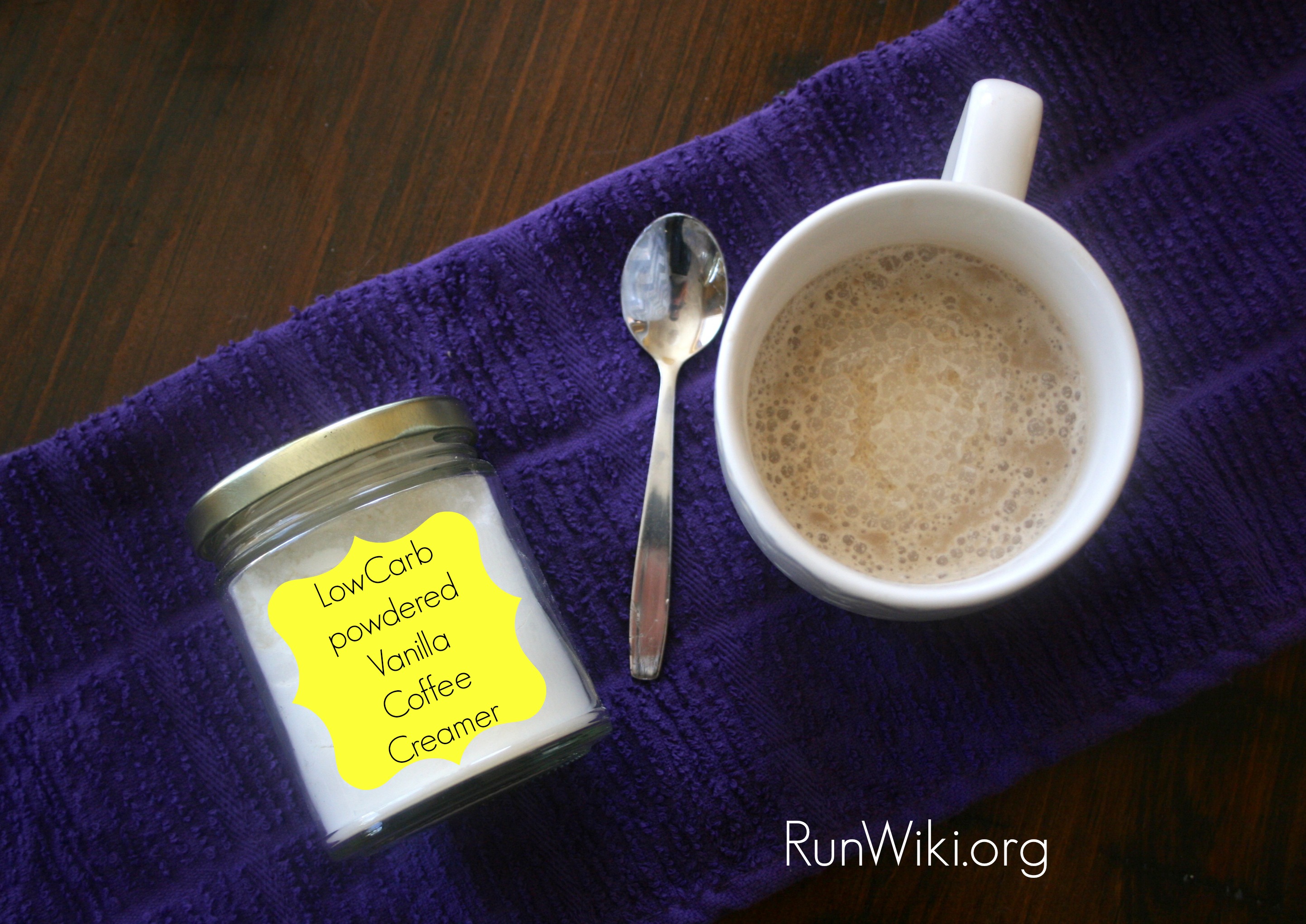 Homemade Low Carb Powdered Vanilla Coffee Creamer Homemade Low Carb Powdered Vanilla Coffee Creamer