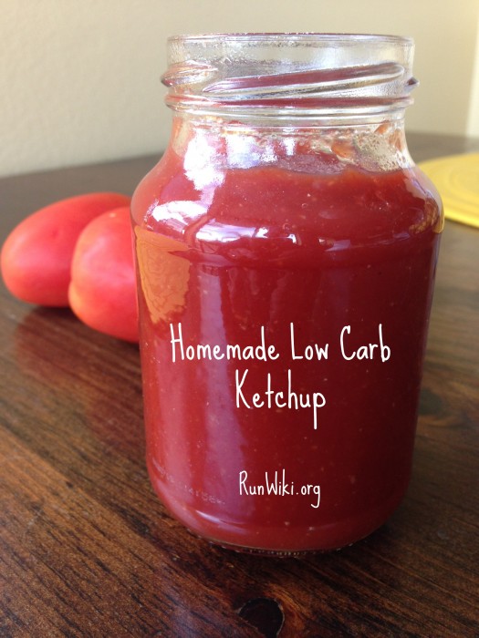 DIY Homemade Low Carb Ketchup- Although tomatoes do contain some natural sugar, this condiment recipe has no added
