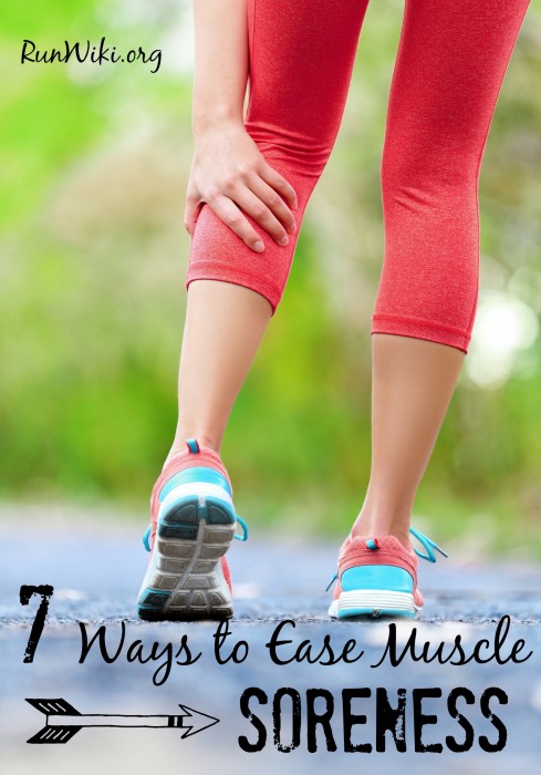 7 ways to ease muscle soreness after a workout or run. I swear by number 5! These tips are what got me through  my 12 week half marathon training. It really helps motivate you to get up and run when you re not so sore. Popular running tips | quotes 