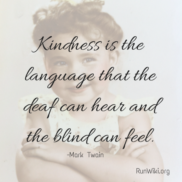 Kindness is the language that the deaf