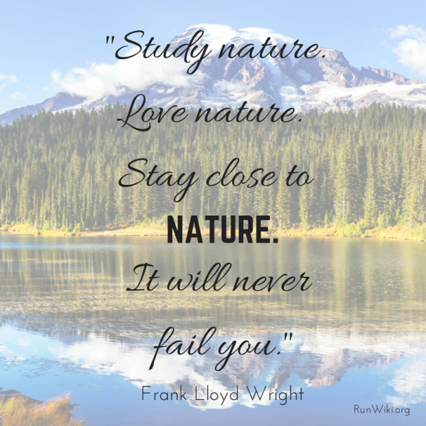 -Study nature. Love nature. Stay close