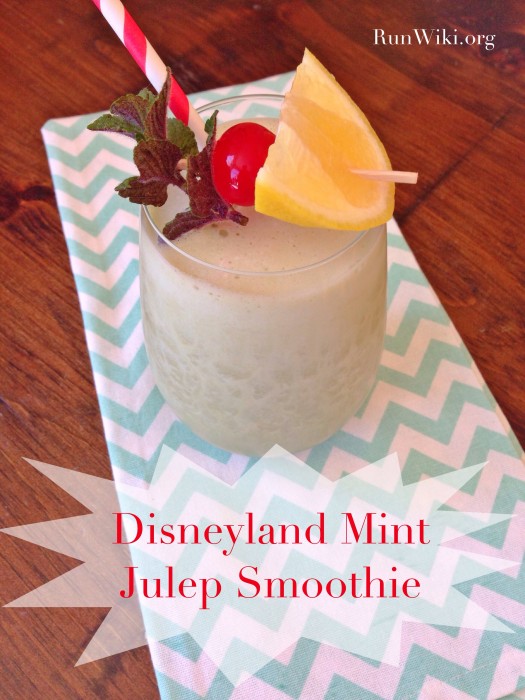 Disneyland Mint Julep Smoothie