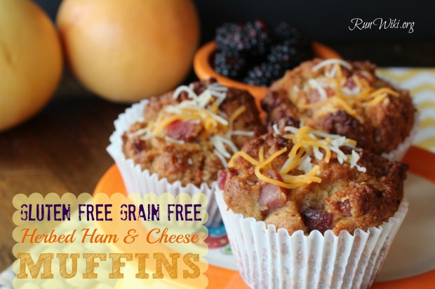 Gluten Free Grain Free Ham & Cheese Muffin recipe- semi clean eating at it's best! savory and full of flavor