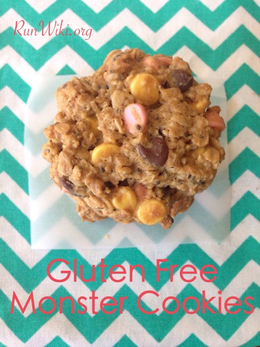 Lightened up low sugar Gluten free Monster Cookie recipe- Perfection- can't tell the difference between these and full sugar- find out the secret ingredient