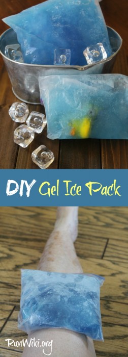 DIY Homemade Gel Ice Pack . I put toys inside to entertain my kids through a boo-boo. I also became very reliant on these during my 12 week half marathon training. They were essential for achy knees. Also can be used for natural headache and sinus pressure relief. I pretty sure every parent and runner could used these at one time or another- they cost pennies to make vs. more expensive store bought| running motivation- inspiration-tips.
