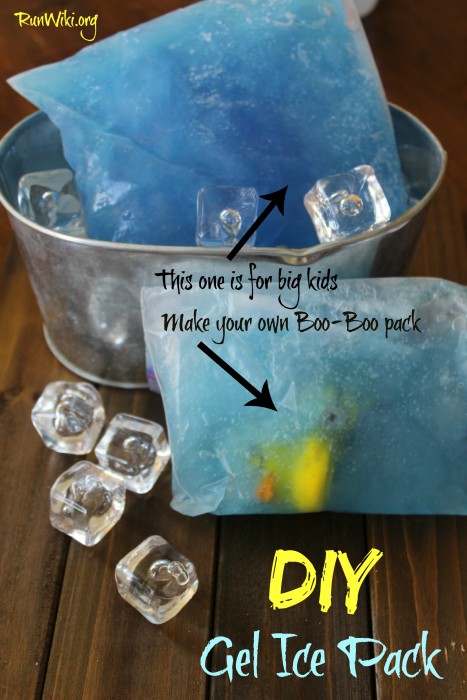 DIY Homemade Gel Ice Pack . I put toys inside to entertain my kids through a boo-boo. I also became very reliant on these during my 12 week half marathon training. They were essential for achy knees. Also can be used for natural headache and sinus pressure relief. I pretty sure every parent and runner could use these at one time or another- they cost pennies to make vs. more expensive store bought.|running motivation -inspiration-tips