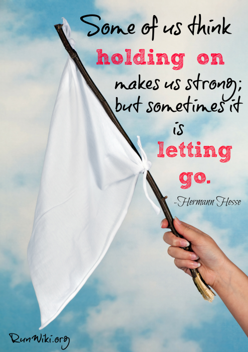 Sometimes you need to let go. motivational life quotes