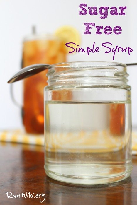 Sugar Free Simple Syrup- great for use in cocktails, mocktails, lattes, or any drink or dessert recipe- also an option for a reduced sugar version. Keto and Low Carb