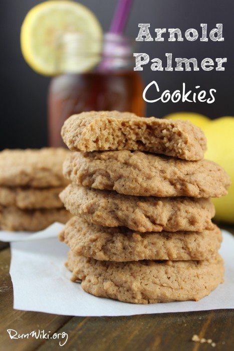 Arnold Palmer Cookie- this is the summer cookie recipe you will not want to miss! Made with black tea and lemon they have a sweet, tangy, complex flavor like the Arnold Palmer lemonade tea we all love and drink. Perfect hostess gift for those summer and spring bbq, potlucks, and parties- such a fun dessert idea.
