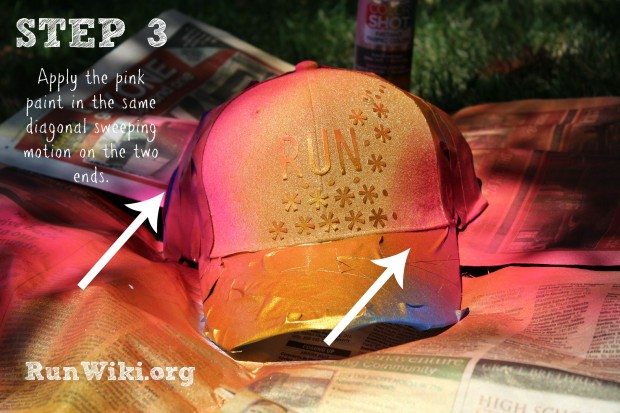 Super easy DIY Trucker Hat Project for runners. This  clothes/hat craft  idea is only 4 steps. Could be given as a Christmas gift for a fitness person who is training for a half marathon- could put any quote for inspiration and motivation on it- running tips.