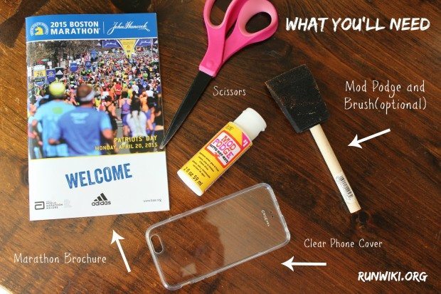 If you can outline and cut you can make this easy DIY marathon map phone cover. This took me 10 minutes to make and would be such a great gift for someone who has just completed a half marathon or full.