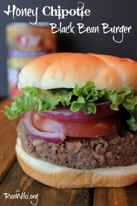 The very best meatless burger I have ever had. Try this Honey Chipotle Black Bean Burger at your next party or BBQ. Replace the honey with agave to make it vegan. Great main dish or weeknight dinner idea. Can be made ahead and stored in the frig or freezer. Excellent Post Workout meal
