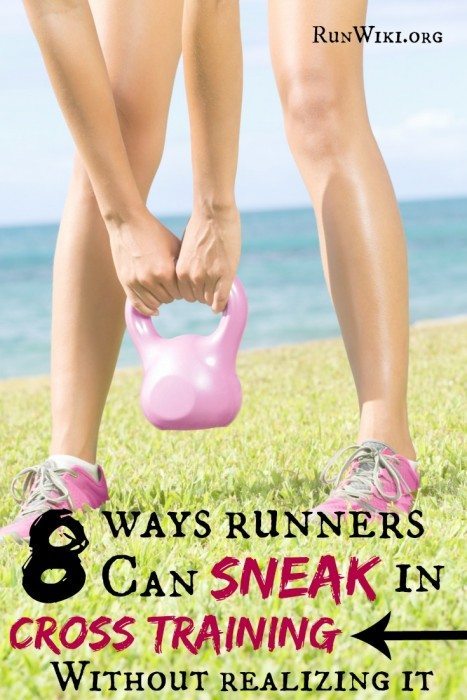 As runners we dont always love to take a day off -- its just that we love to run SO much! Here are 8 ways to sneak in cross training without even realizing it. I love #1 and #8! Full or half marathon training.  Quotes | motivation  