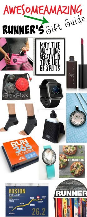The ultimate gift guide for runners-- awesome options for both men and women with a link to 13 easy DIY projects as well. I want everything on this list. So many fun and unique items for the runner in your life.  Half Marathon training | Running tips | Motivation | Holidays | Runners 
