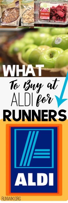 What to Buy at Aldi for Runners. Running a Marathon or Half? Check out how to save money buying all the foods that will help you perform your best. Clean Eating | Whole Foods | Training 