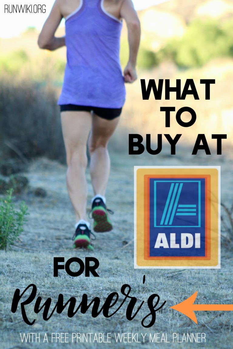 What to Buy at Aldi for Runners plus a Free Printable Weekly Meal Plan