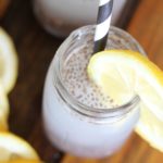 Lemon Ginger Energizing Chia Shots- Homemade Pre or Post Run Drink