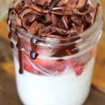 Make Ahead Strawberry Toasted Chocolate Coconut Yogurt Parfait